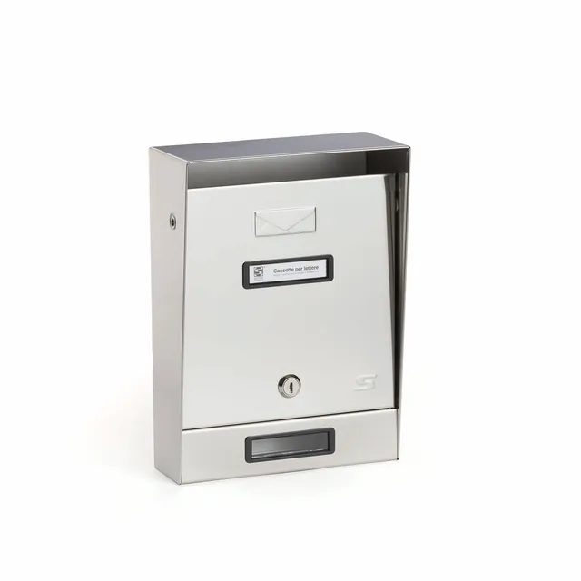 Silmec S02 cassetta postale singola con tetto fisso da esterno