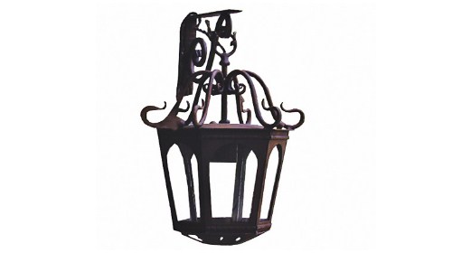 Spinardi lanterna a muro lampada 60W vetro
