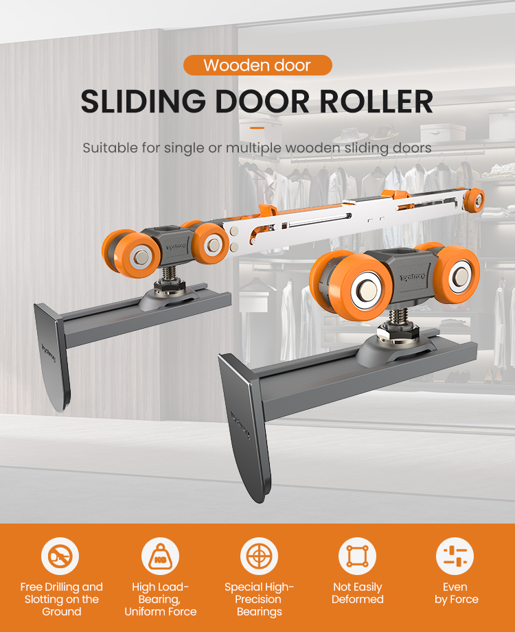TopStrong 120KG porta legno double buffer carrello sospeso