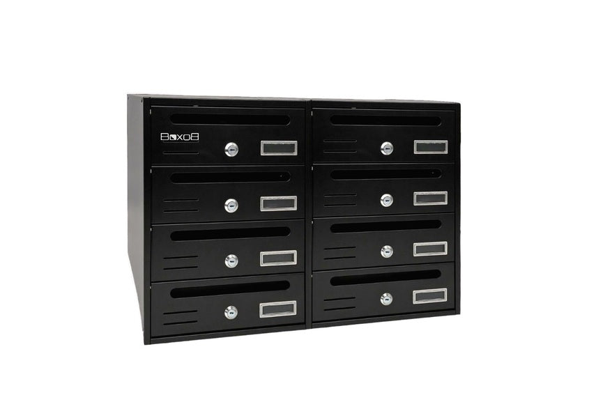 BOXOB Domus 700 cassetta postale interna nera 1 scomparto