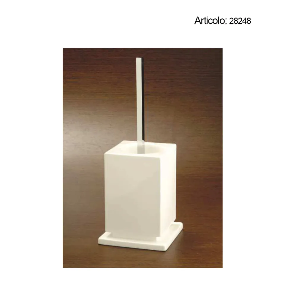 Spinardi Portascopino Bagno Ottone Cromato