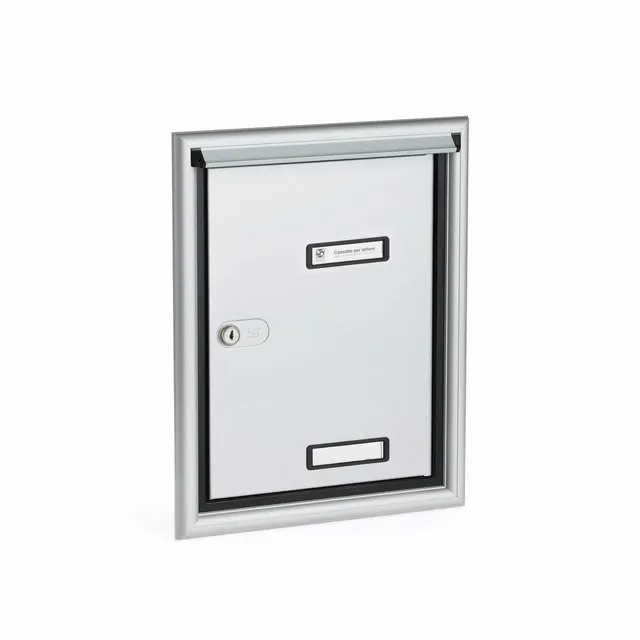 Silmec S690 porta ritiro postale con cornice