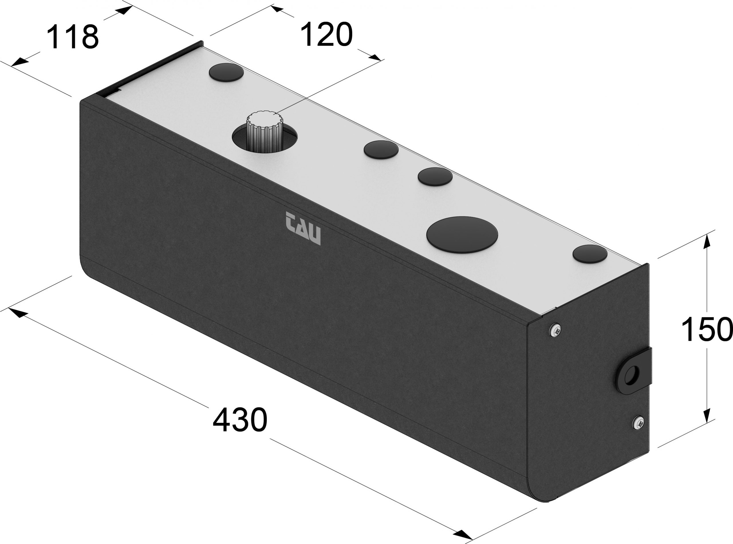 TAU BIUNO-BT motore battente bassa tensione encoder