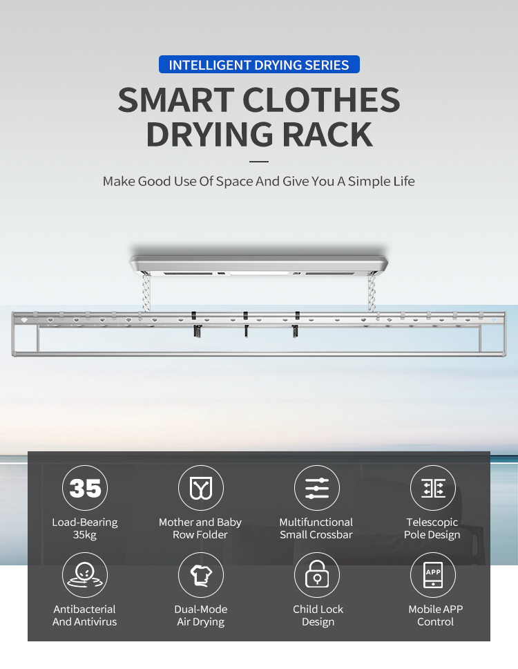 TopStrong T10 stendibiancheria elettrico smart salvaspazio