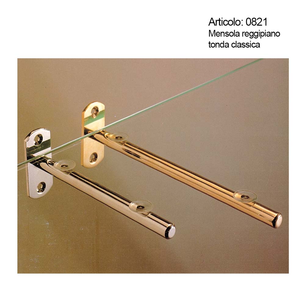 Spinardi reggi mensole ottone diametro 11 cm 20 cm