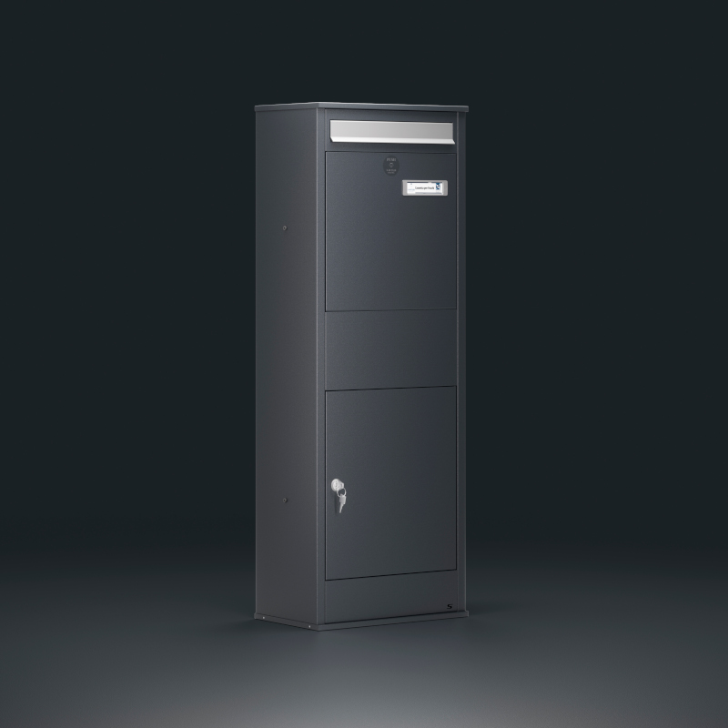 Silmec S-Butler cassetta pacchi grigio ferro esterno