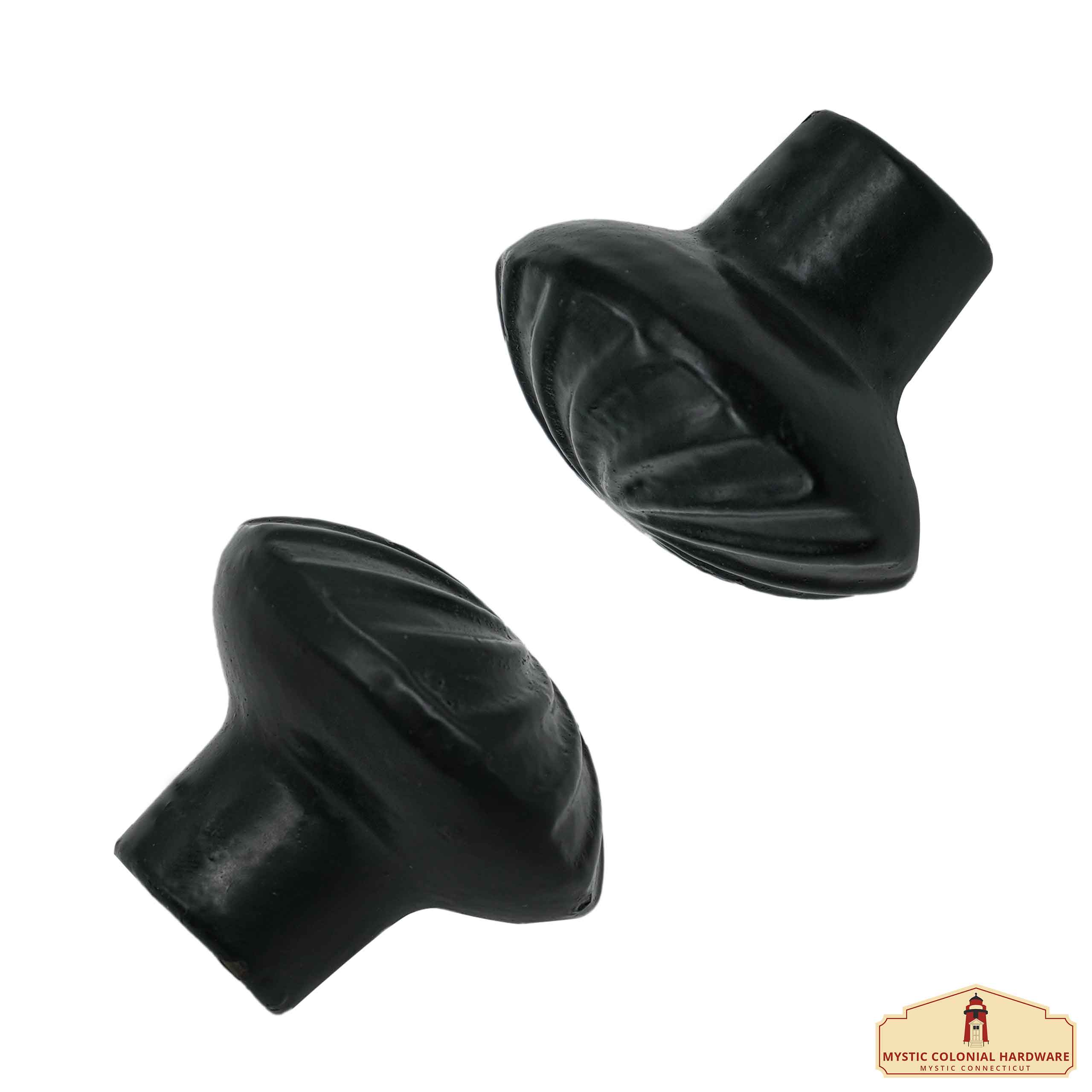 Mystic Colonial Hardware pomelli ferro battuto set 4 pezzi 4 cm