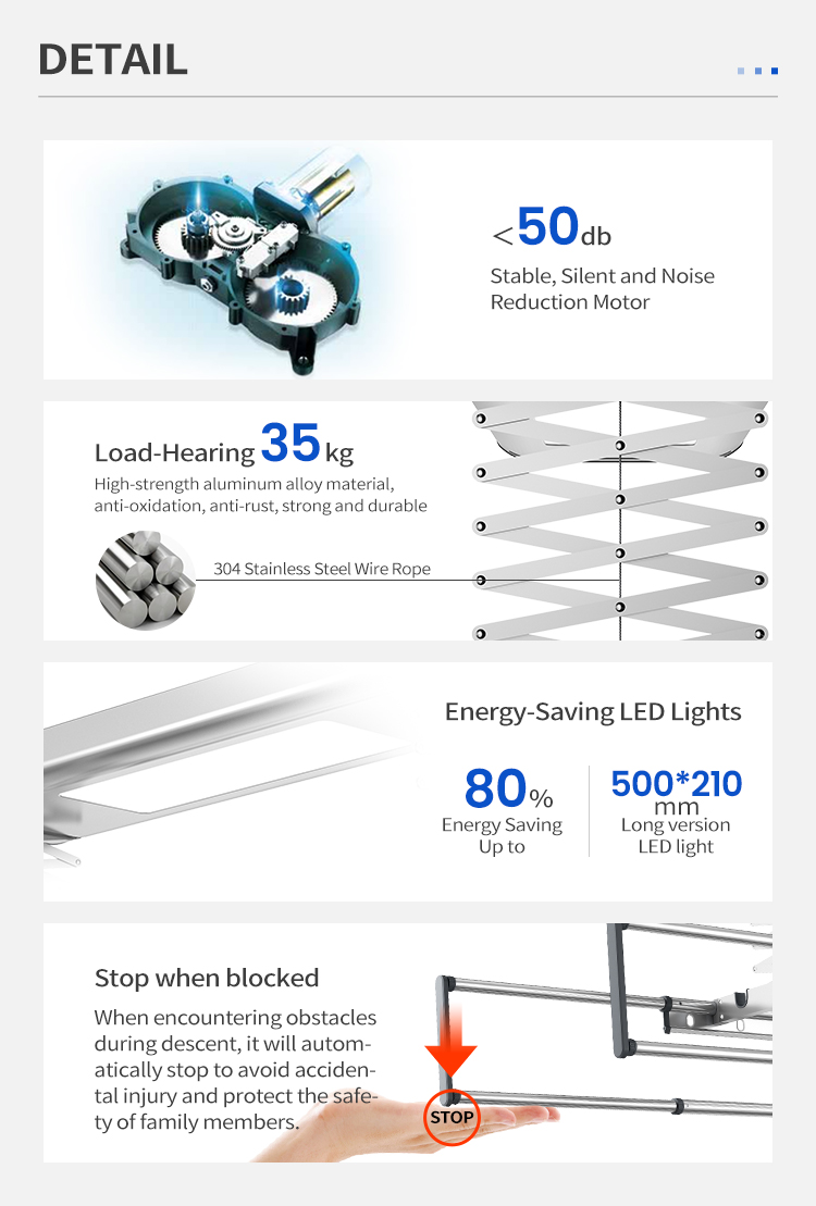 TopStrong X35 stendibiancheria elettrico smart da soffitto