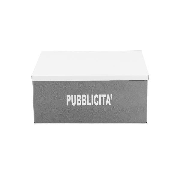 BOXOB Eternity 883 porta pubblicità esterno grigio bianco