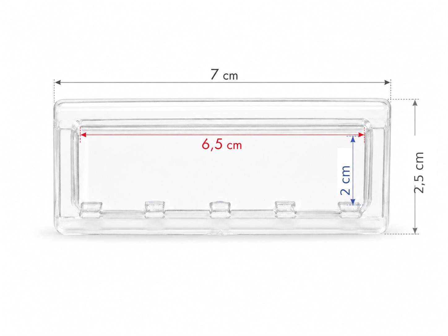 BOXOB Domus 700 Serenity 800 targhette trasparenti 4 pezzi