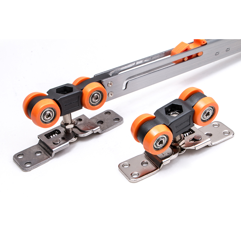 TopStrong 80KG Carrello Porta Scorrevole Legno Regolabile