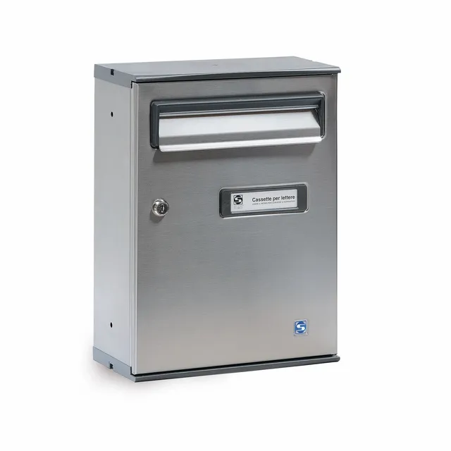 Silmec Serenissima cassetta postale ritiro anteriore inox