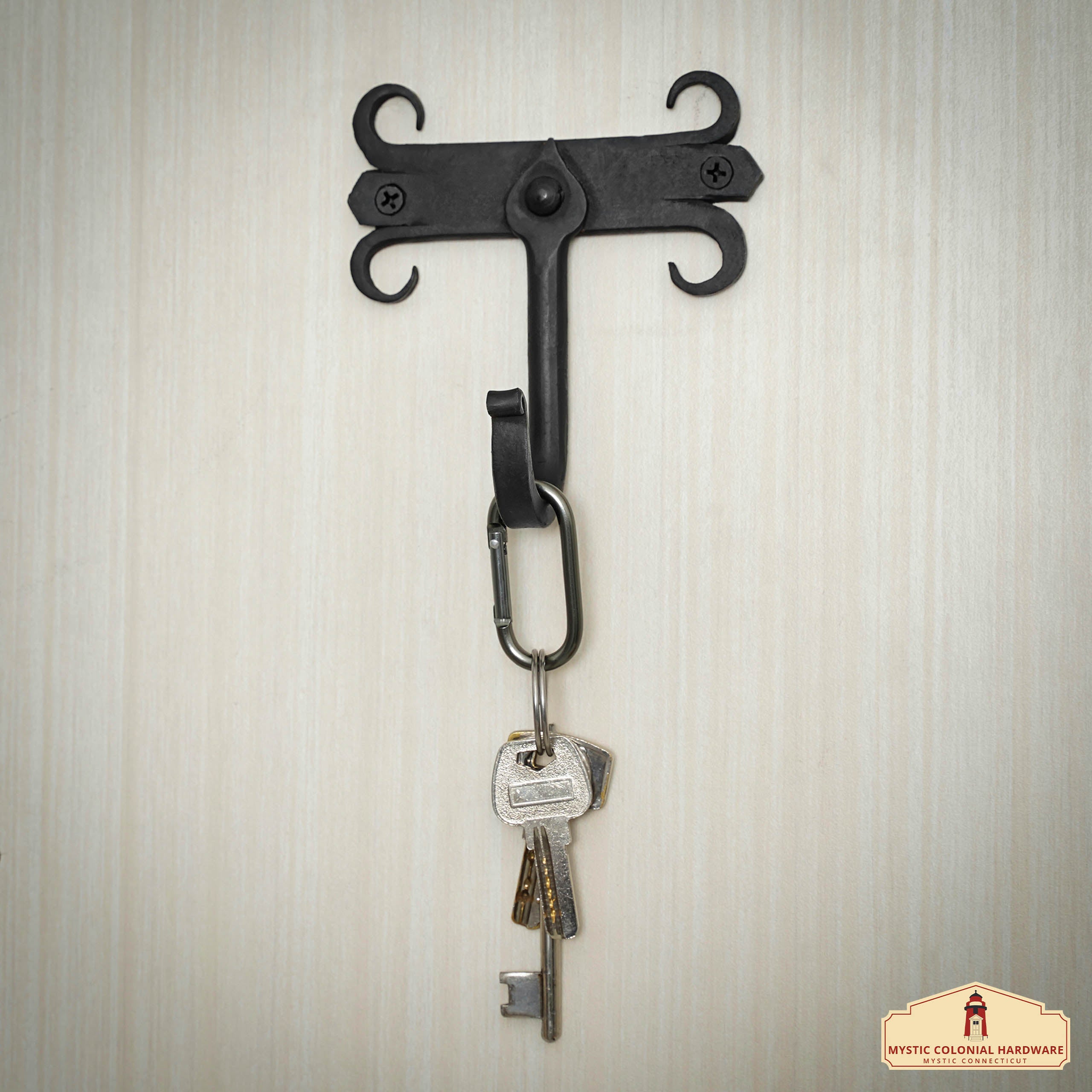 Mystic Colonial Hardware Ganci Parete Ferro 11x12 cm 2 Pezzi