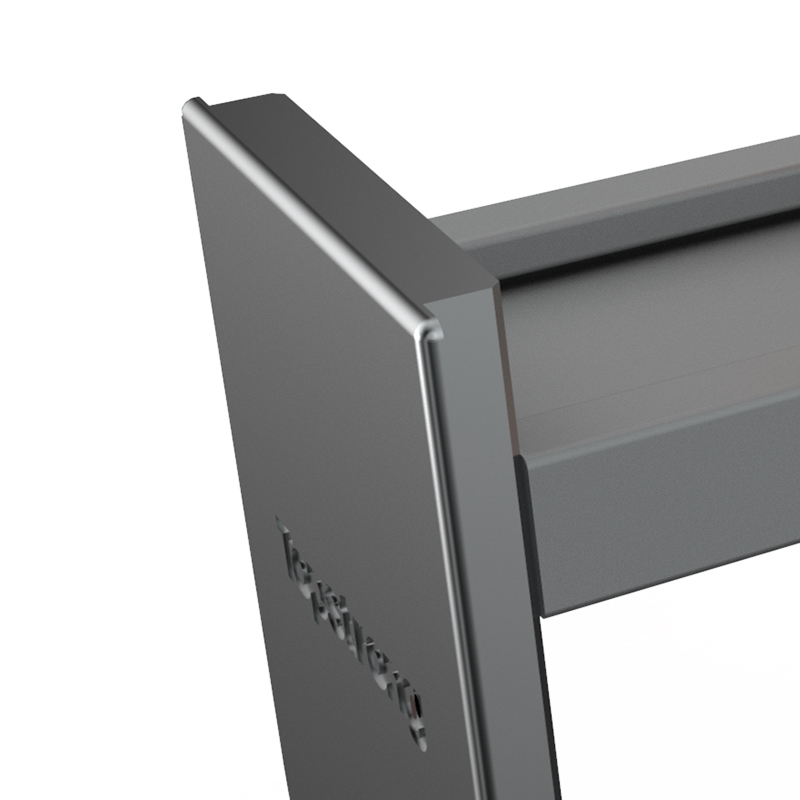 TopStrong Carrello Porta Scorrevole 100 kg Legno Doppio Ammortizzatore