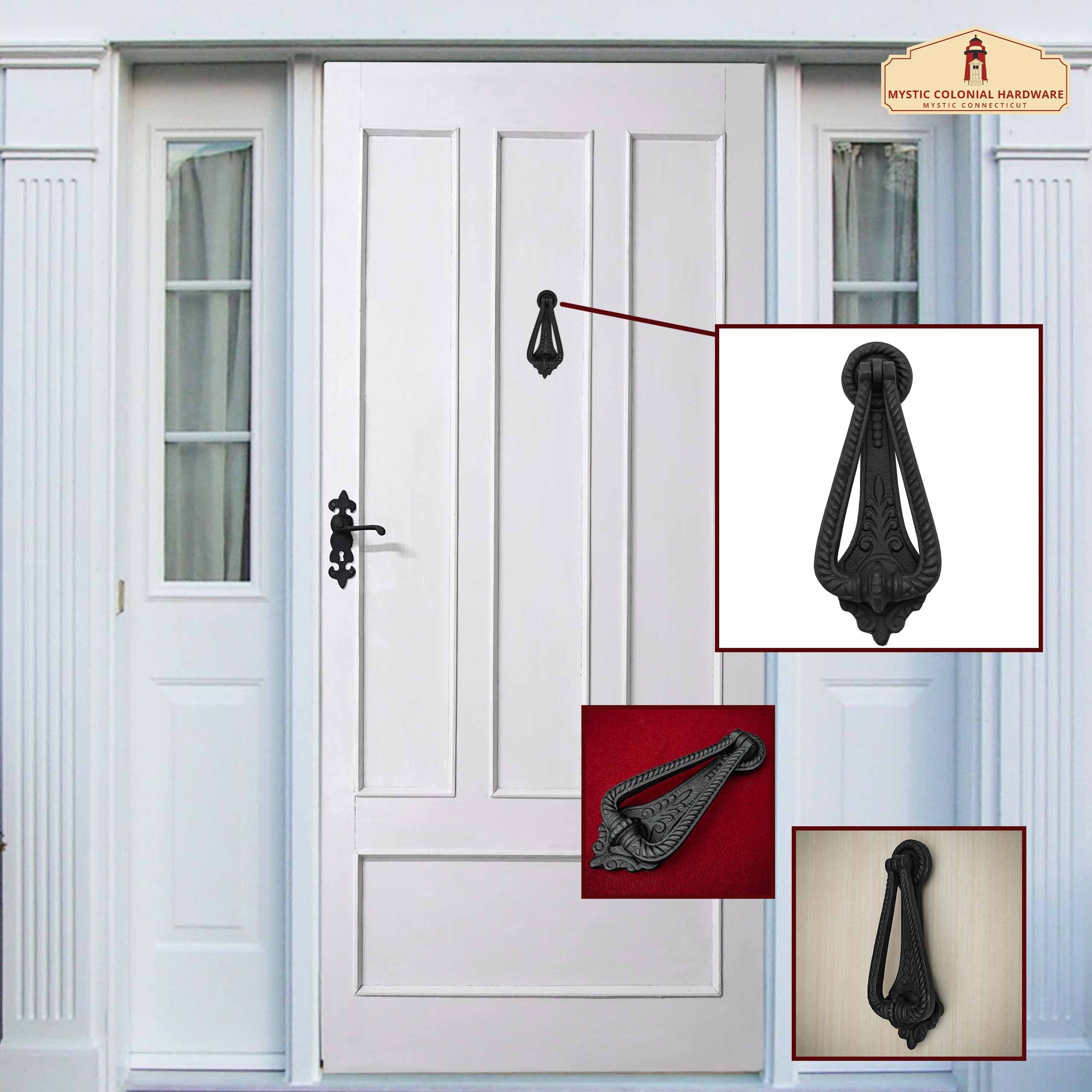Mystic Colonial Hardware Georgian Twist battente porta ghisa