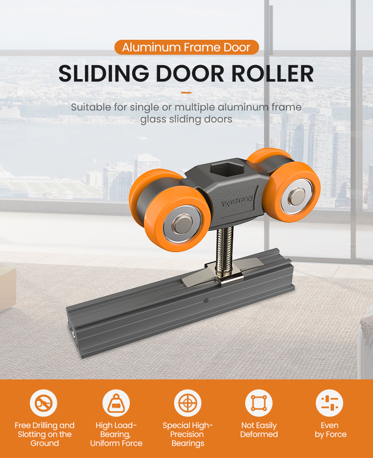 TopStrong carrello porta scorrevole alluminio 100 kg