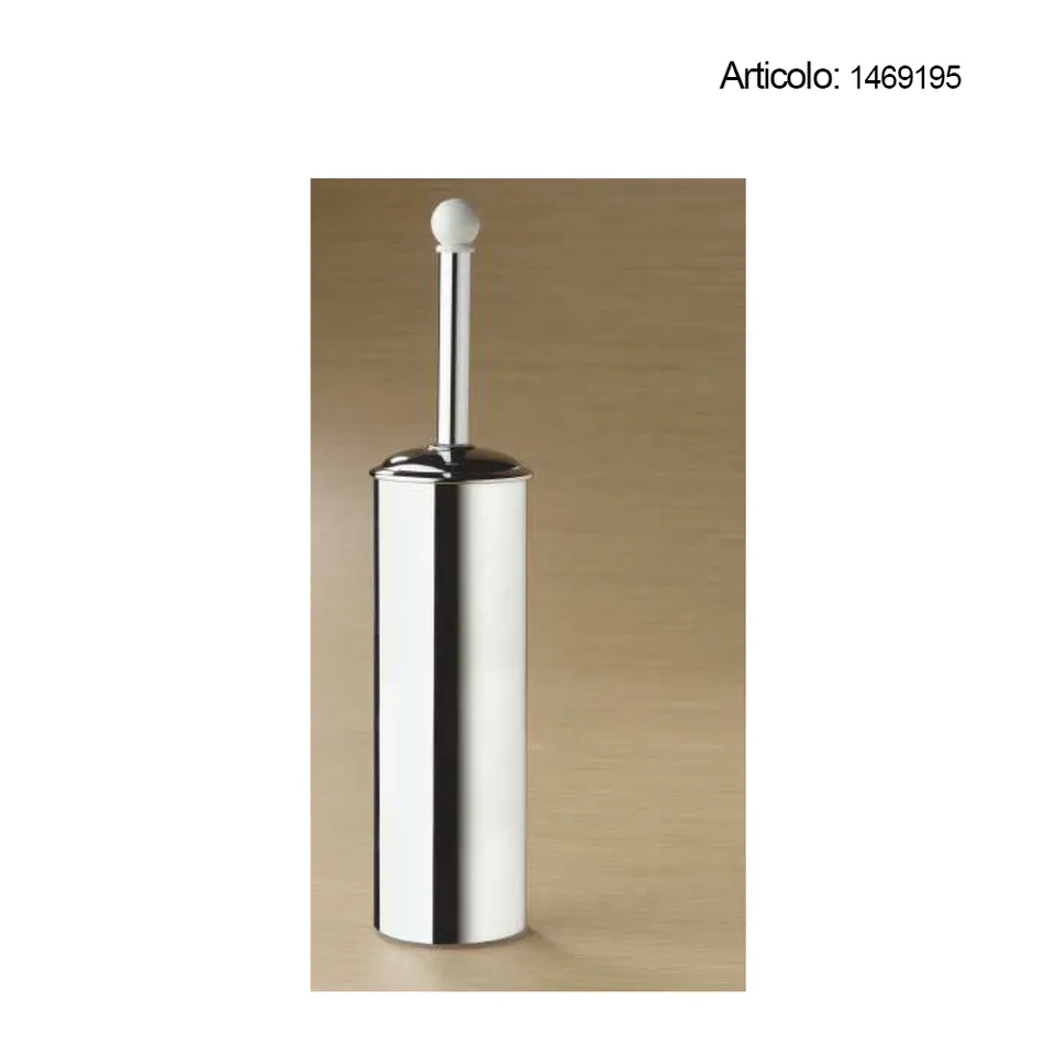 Spinardi Sissi Portascopino Bagno Bianco Oro