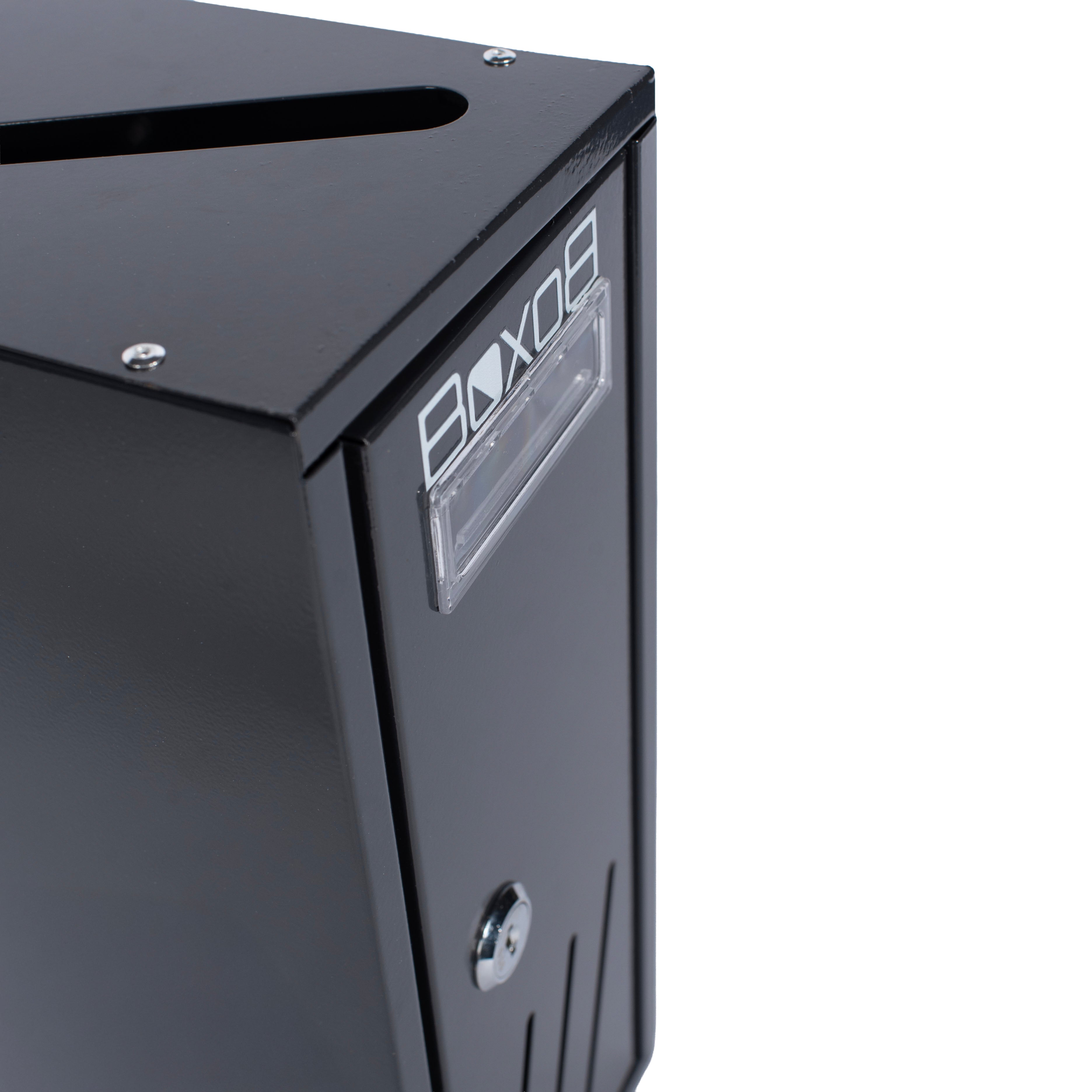Boxob Serenity 800 cassetta postale interno nero antiruggine