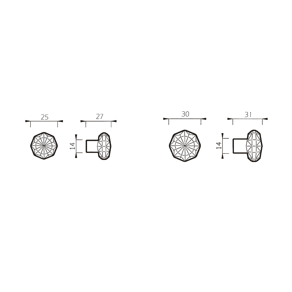 Spinardi 7 pomello per mobili