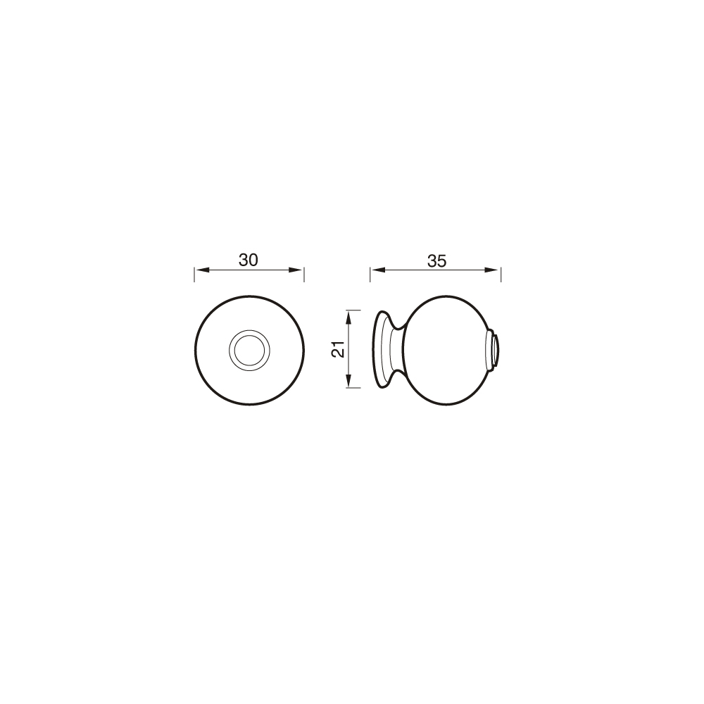 Spinardi 163 pomolo mobile montaggio semplice