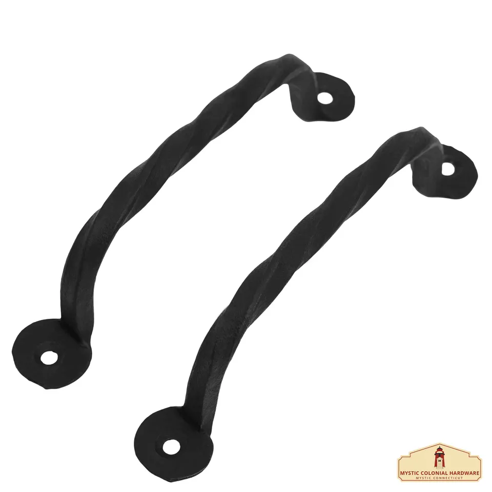 Mystic Colonial Twisted maniglia ferro battuto 13,8 cm 2 pezzi