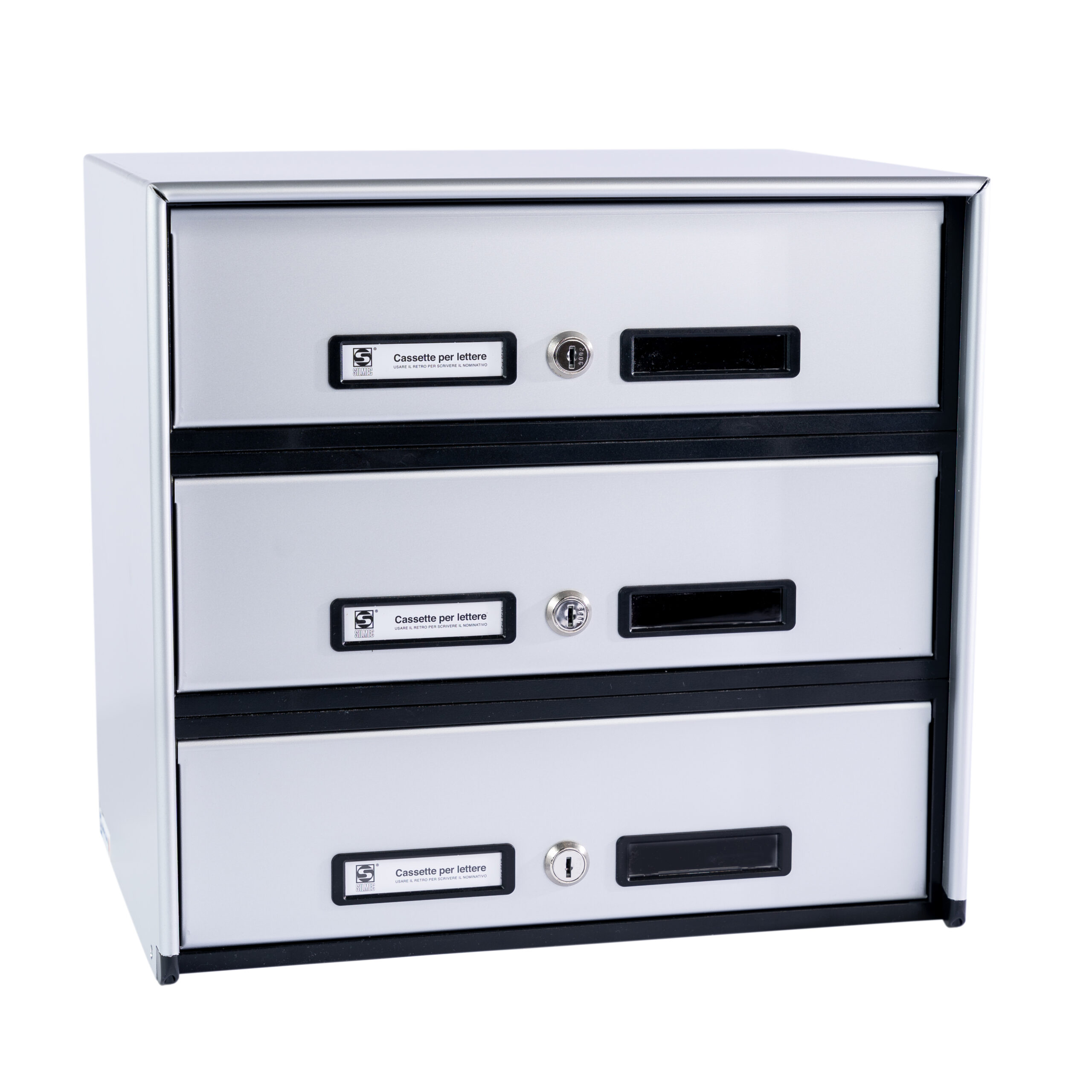 Silmec SC Classic SC6 casellario da 3 cassette esterno