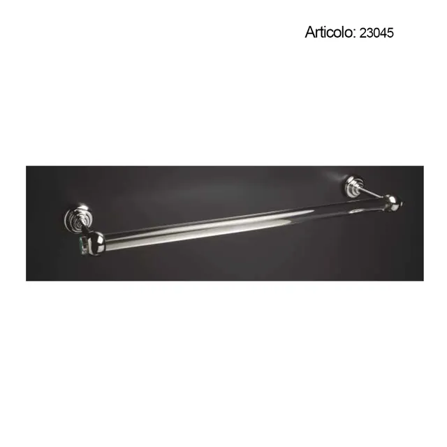 Spinardi Portasalviette bagno cristallo cromato