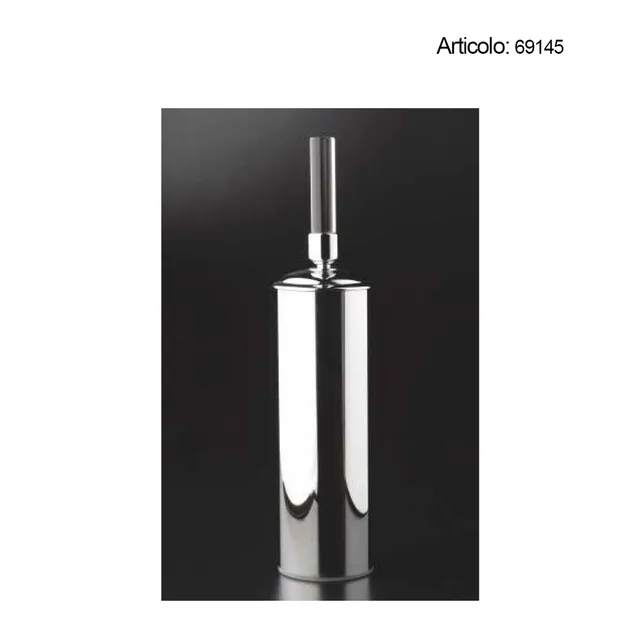 Spinardi Portascopino Bagno Ottone e Cristallo
