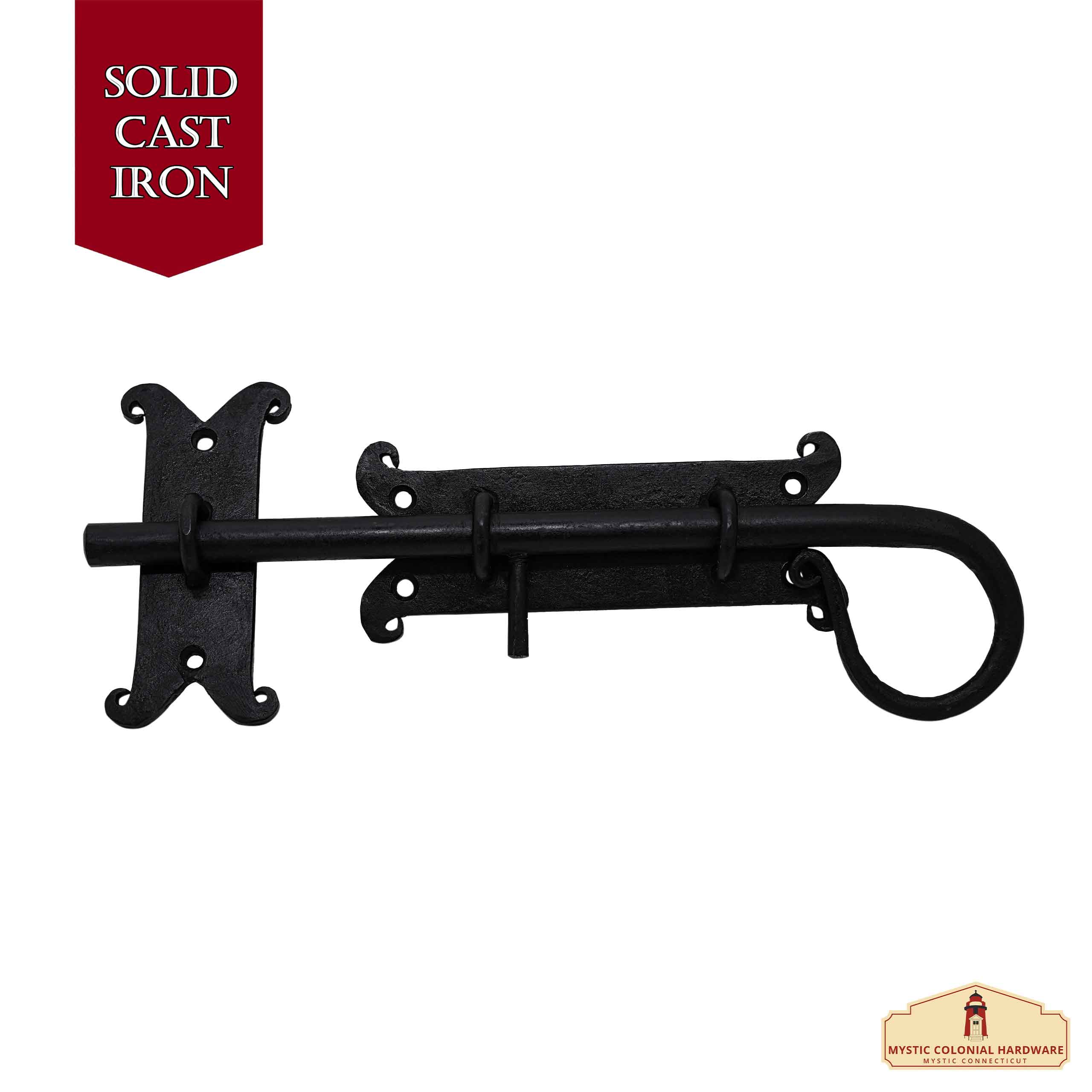 Mystic Colonial Catenaccio Ferro Battuto Nero 30 cm
