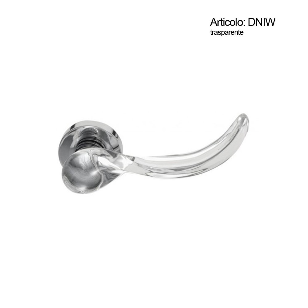 Spinardi DNIW Torciglione Maniglia Cristallo Trasparente