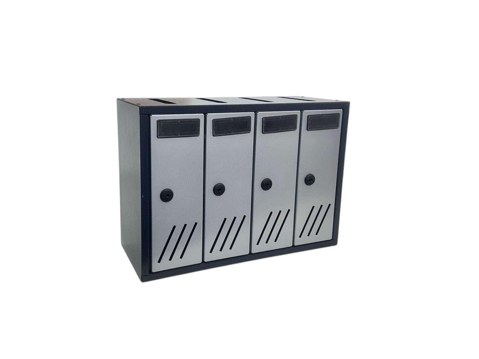 BOXOB Serenity 993 Cassetta Postale Interno Nero/Grigio Sicura