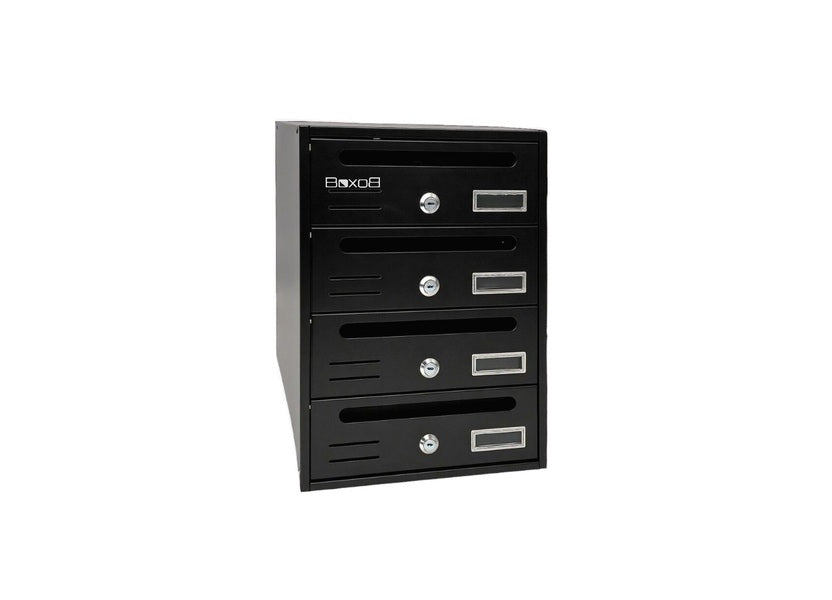 BOXOB Domus 700 cassetta postale interna nera 1 scomparto
