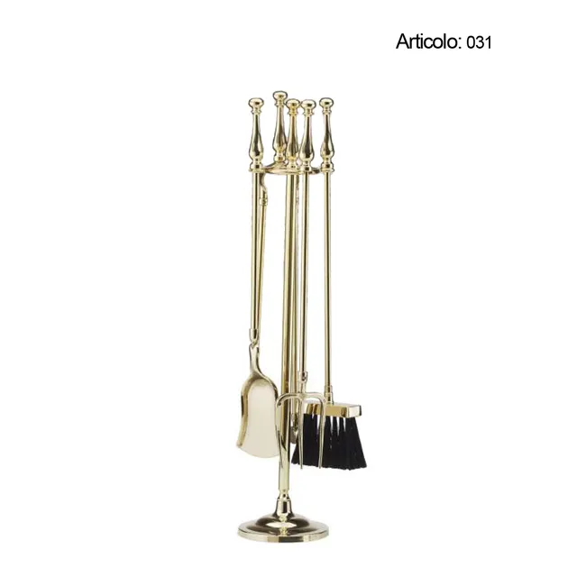 Spinardi 31 set attrezzi camino ottone 650 mm
