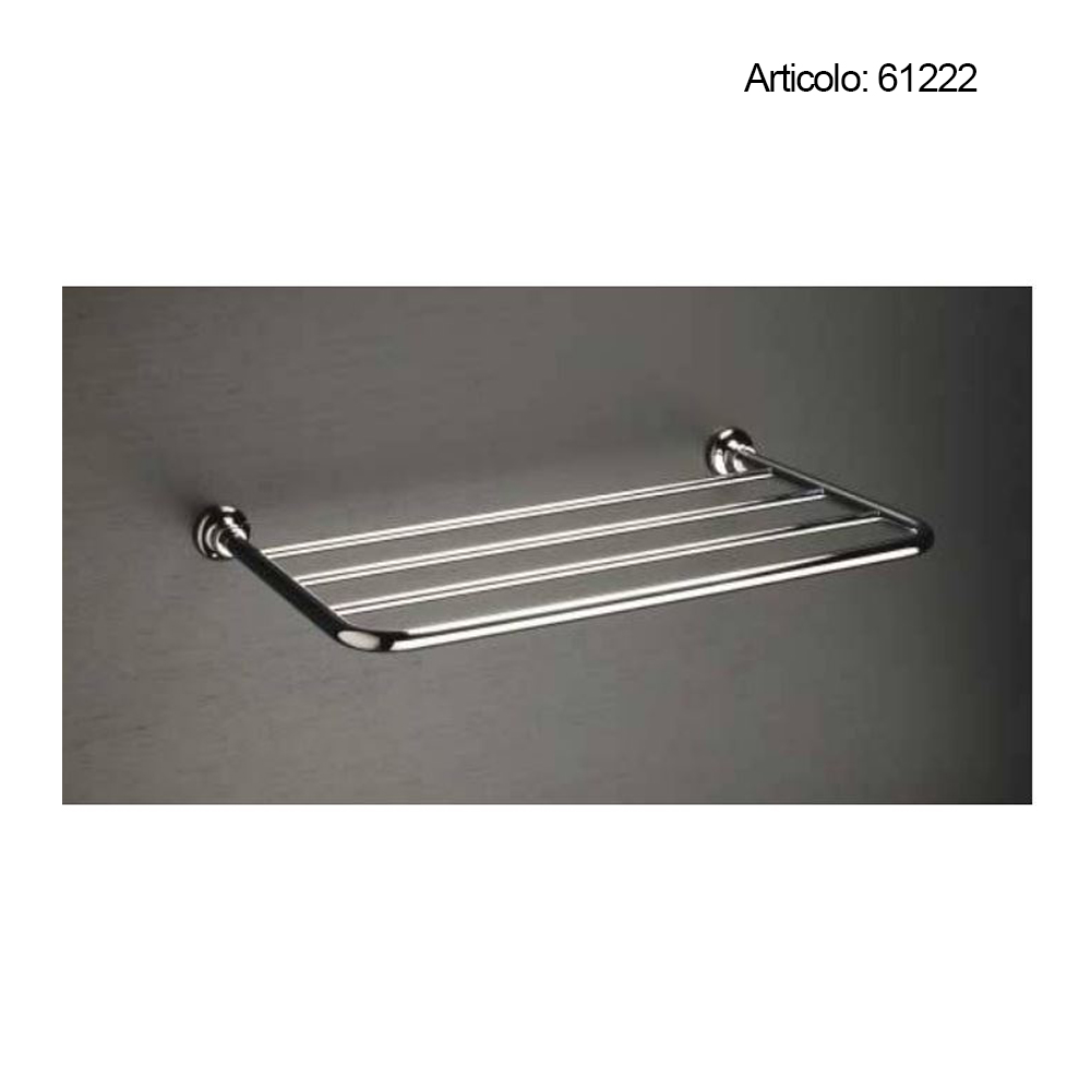 Spinardi porta salviette 2 aste ottone cromato