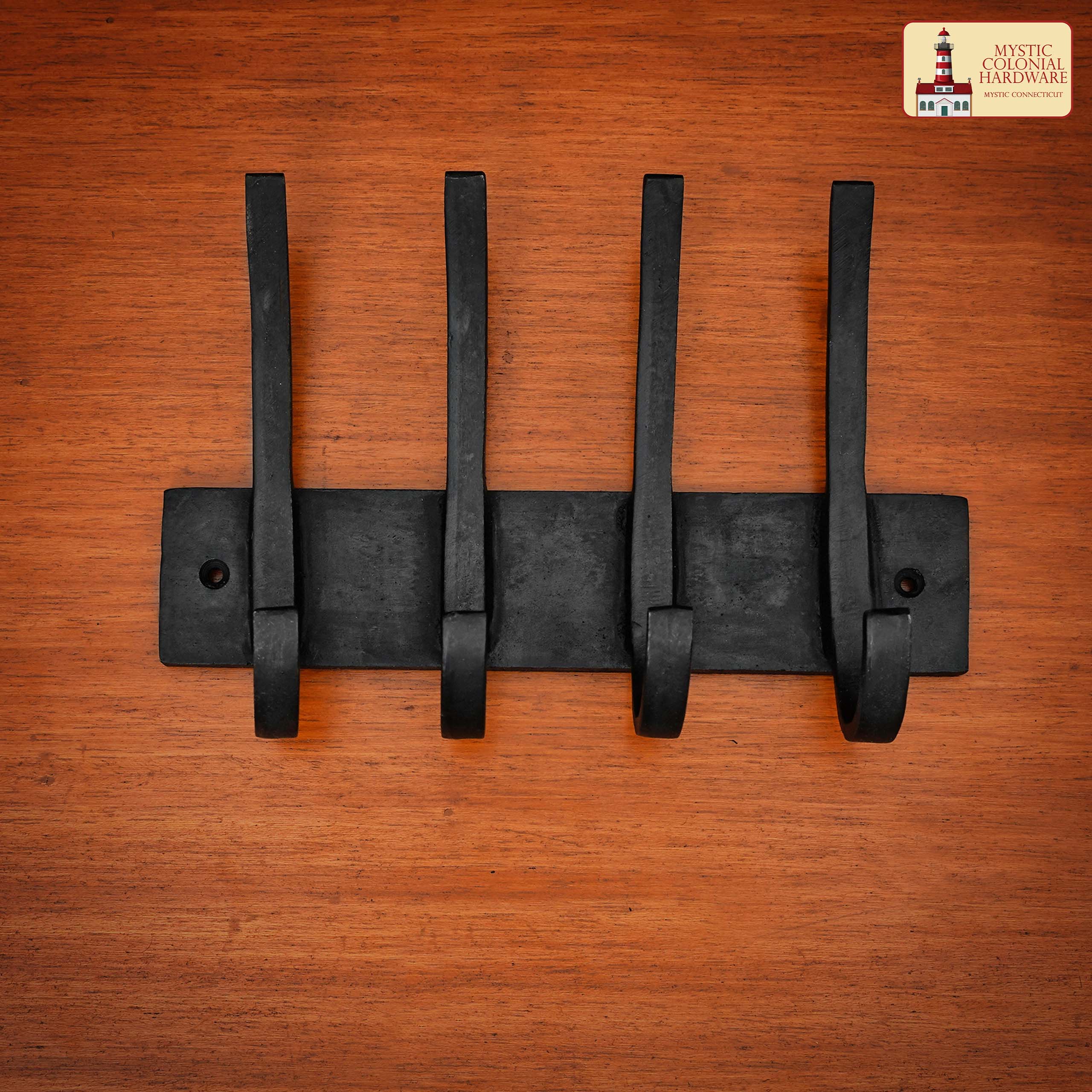 Mystic Colonial Hardware attaccapanni ferro battuto 2 ganci
