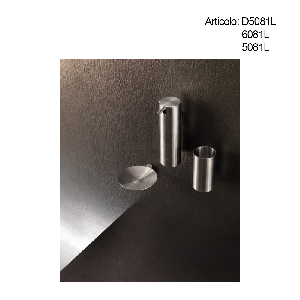Spinardi 5081 Portasapone a Tassello Acciaio Inox AISI 316L