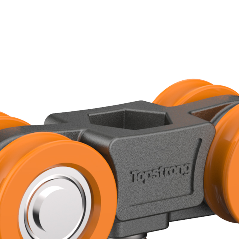 TopStrong carrello porta legno scorrevole 45 kg regolazione binario