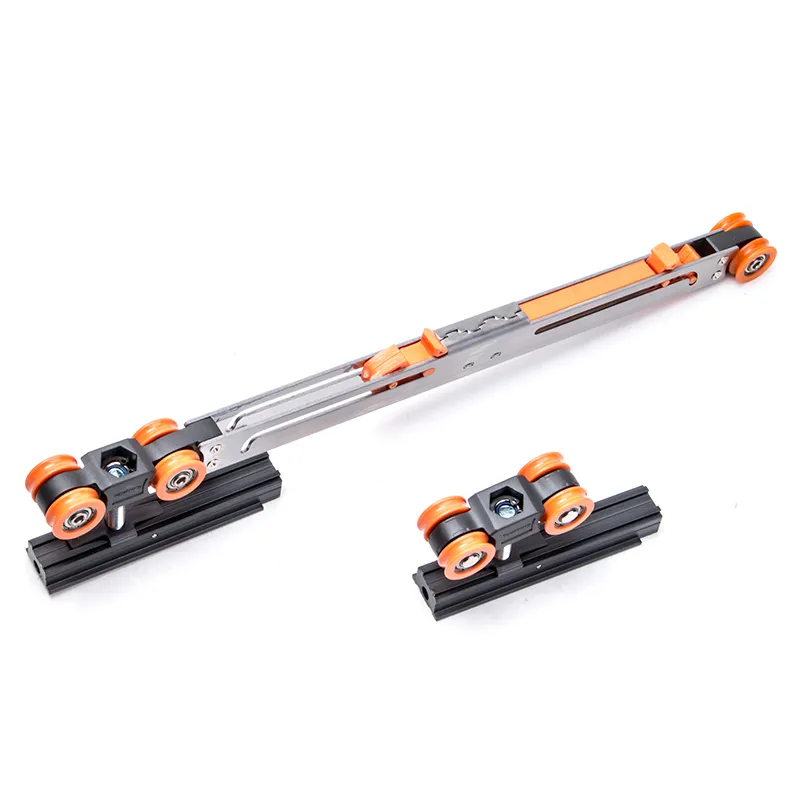 TopStrong 60KG carrello porta scorrevole alluminio doppio ammortizzatore