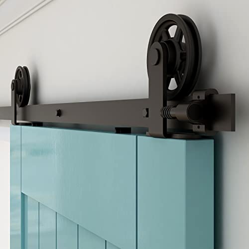 ETIASQSA binario porta scorrevole nero 200 cm kit