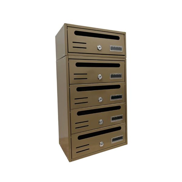 BOXOB Domus 700 cassetta postale da interno bronzo 1 posto