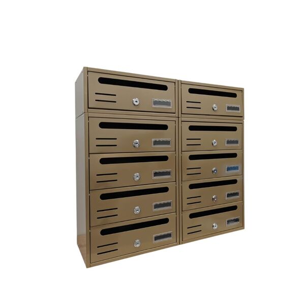 BOXOB Domus 700 cassetta postale da interno bronzo 1 posto