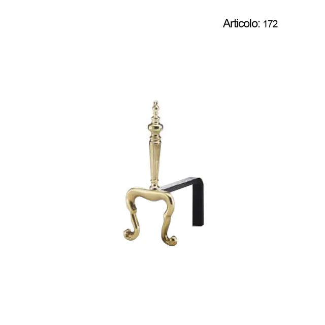 Spinardi 172 alare camino ottone