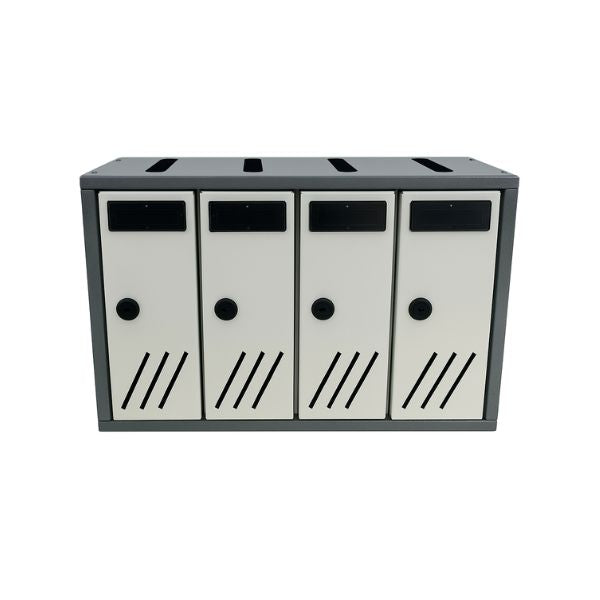 BOXOB Serenity 993 cassetta postale da interno grigio bianco