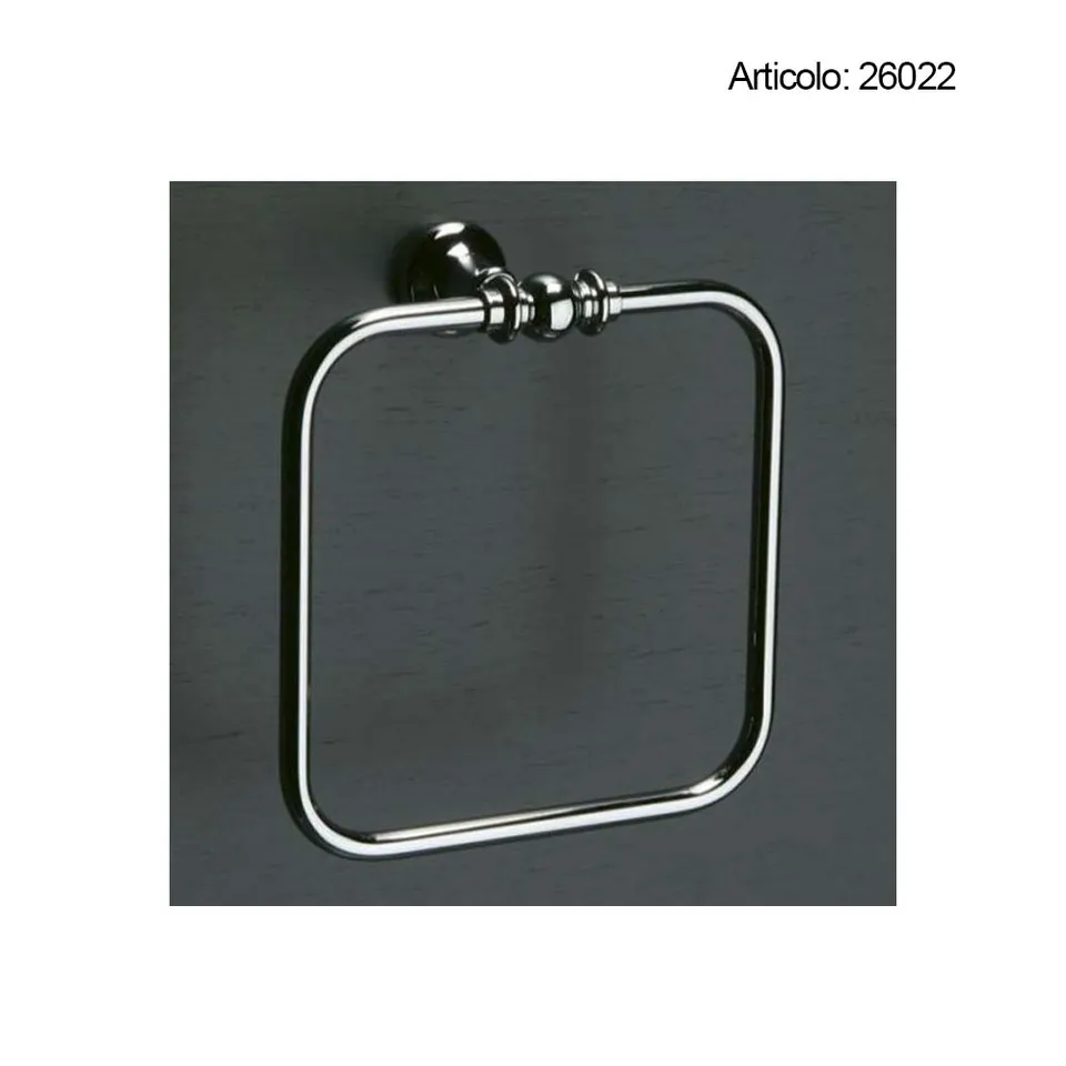 Spinardi Portasalviette Bagno in Ottone Tornito