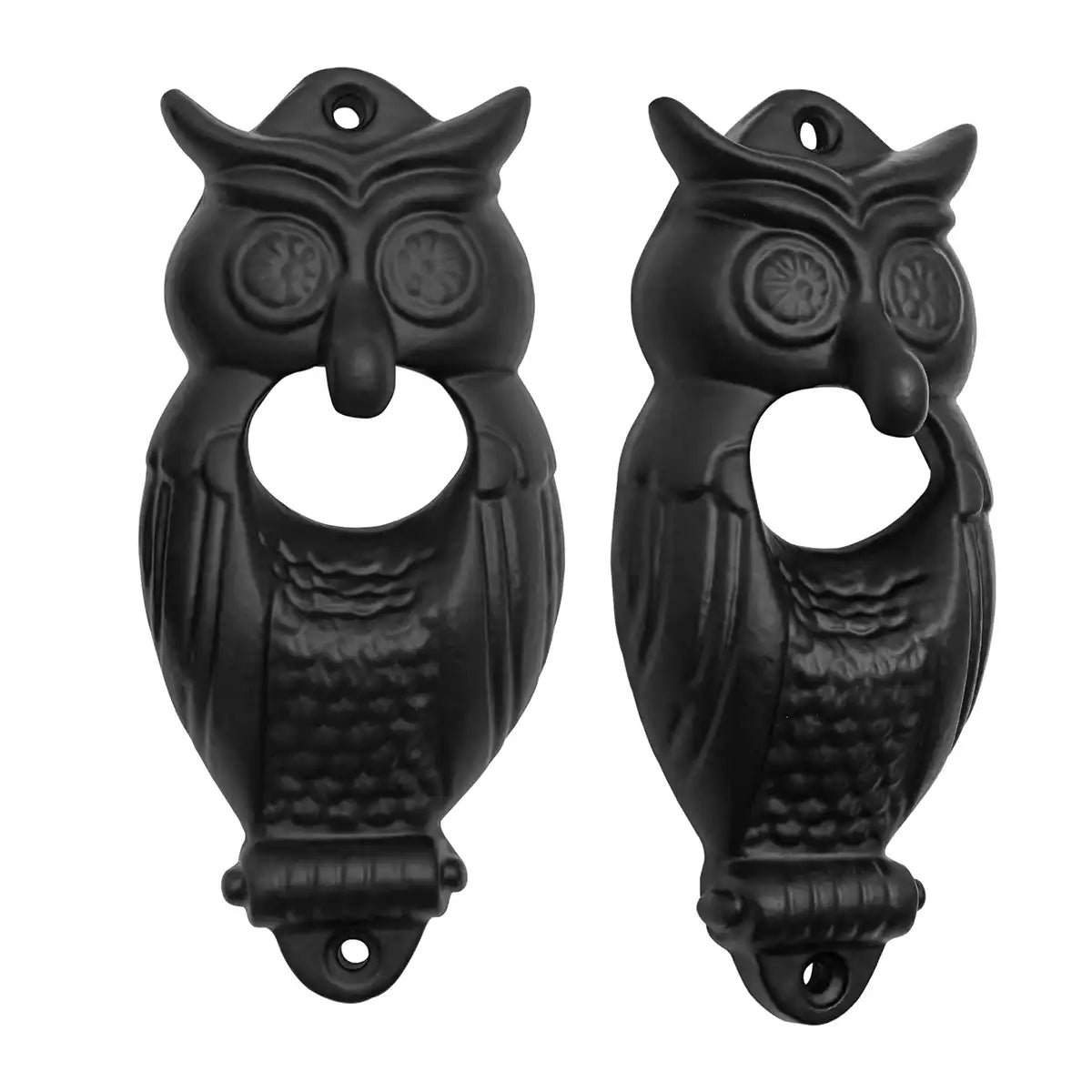Mystic Colonial Gufo apribottiglia da muro ghisa set 2 pezzi