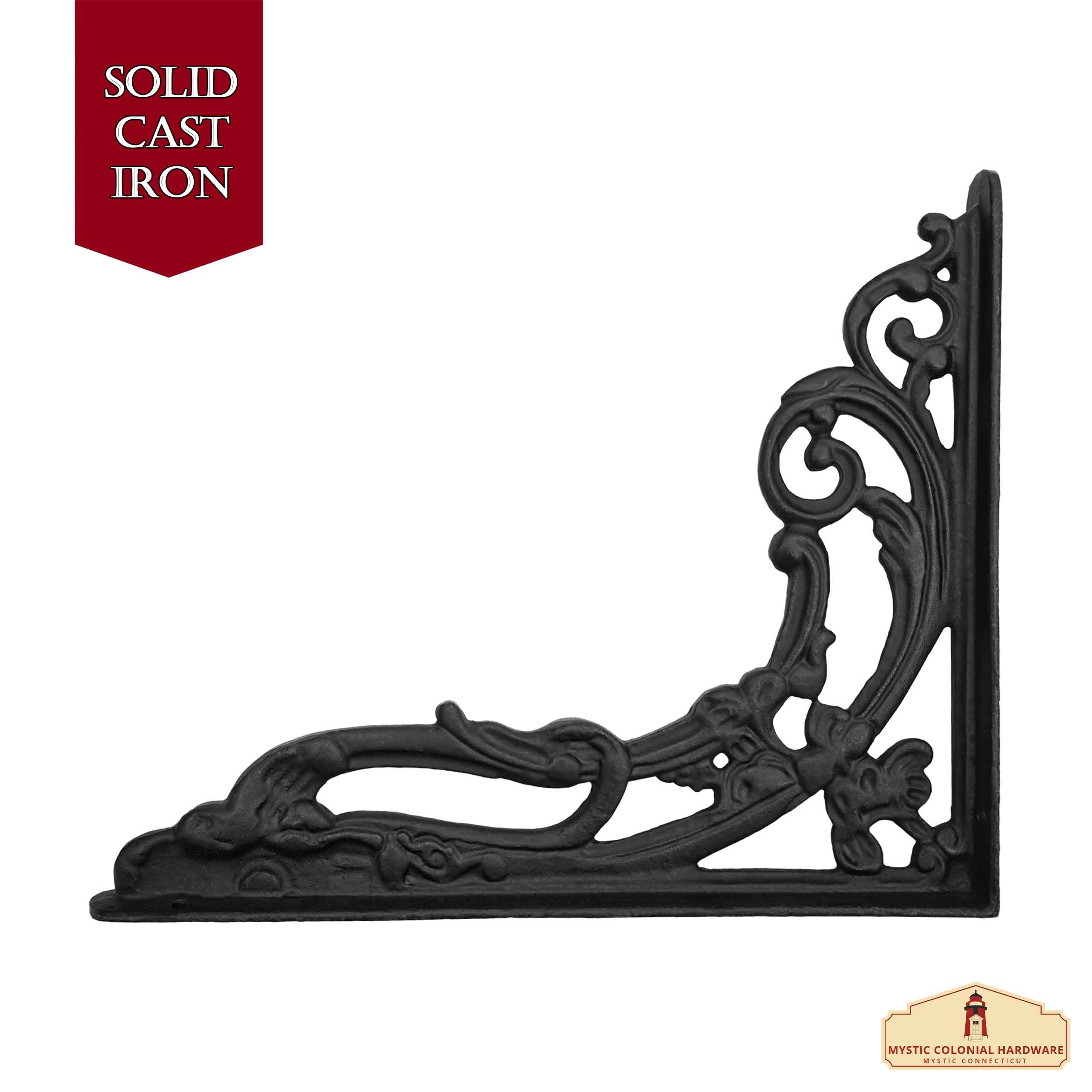 Mystic Colonial Hardware Reggimensola 23x19 cm Coppia Ferro