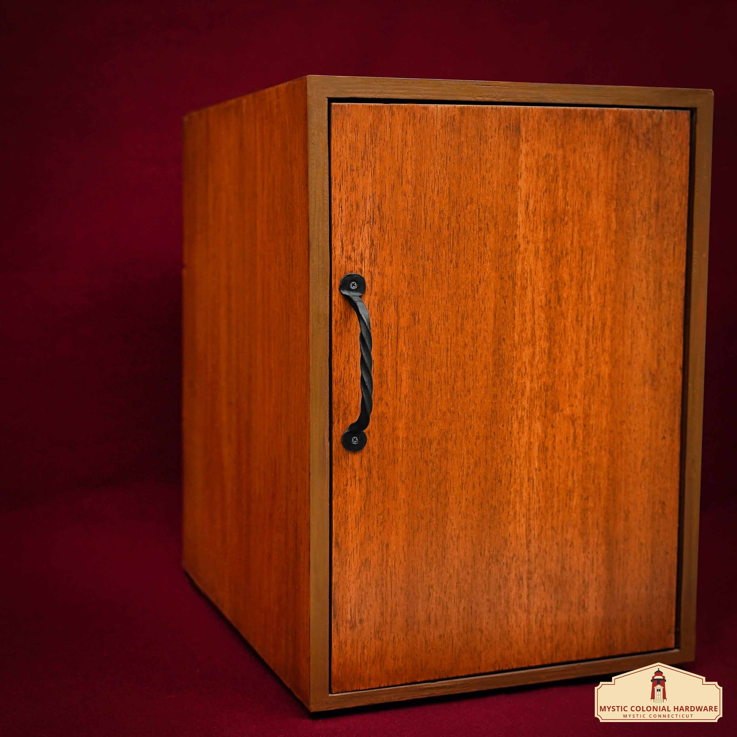 Mystic Colonial Maniglia Porta 16,5 cm Set 2 Pezzi Ferro