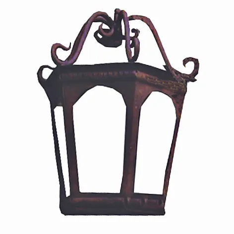 Spinardi lanterna a parete in ottone 60W