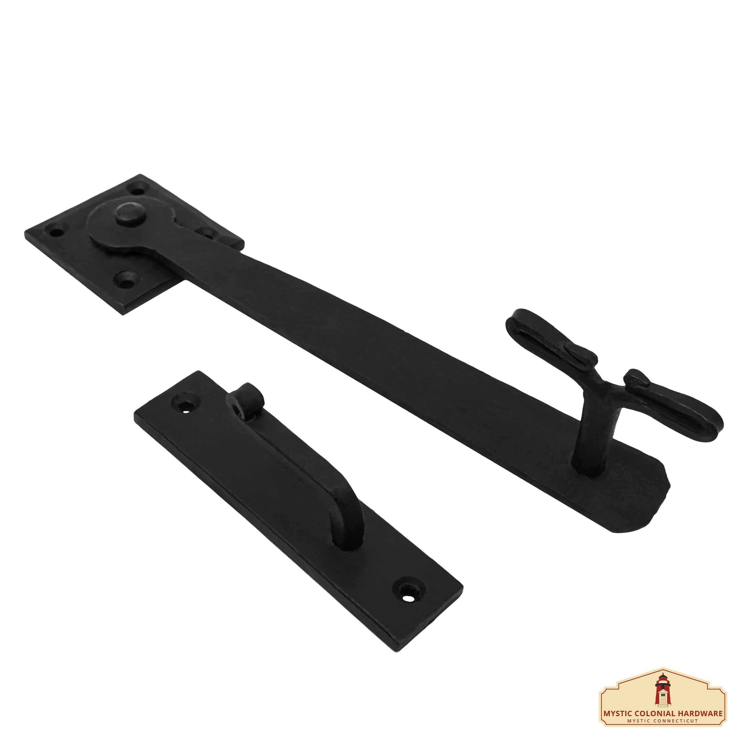 Mystic Colonial Chiavistello Cancello Ferro Battuto 23 cm Nero