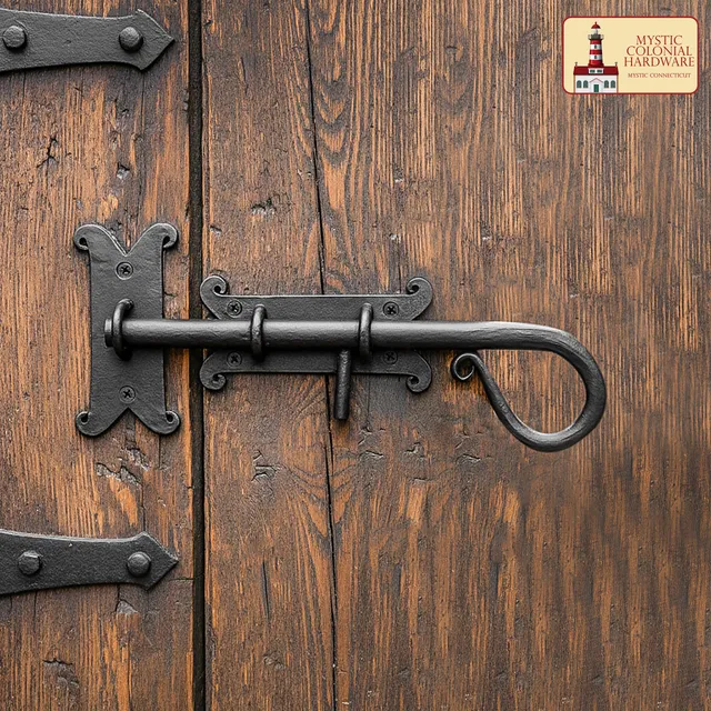 Mystic Colonial Hardware Chiavistello 22 cm Porta Ferro Battuto